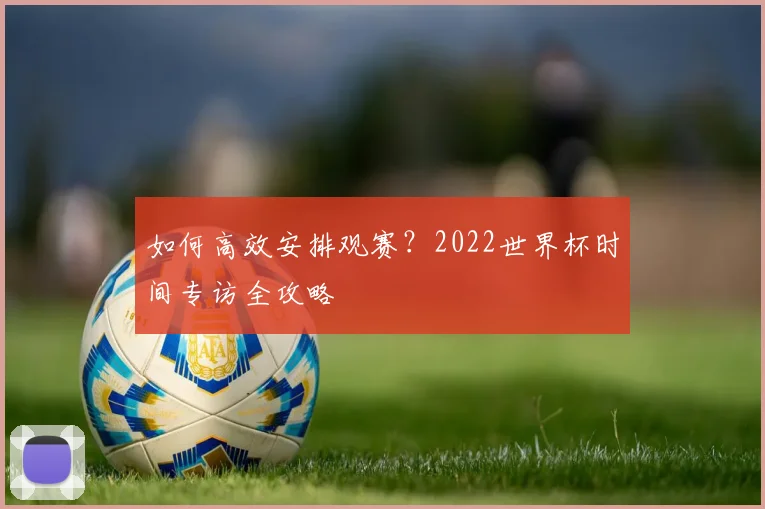 如何高效安排观赛？2022世界杯时间专访全攻略