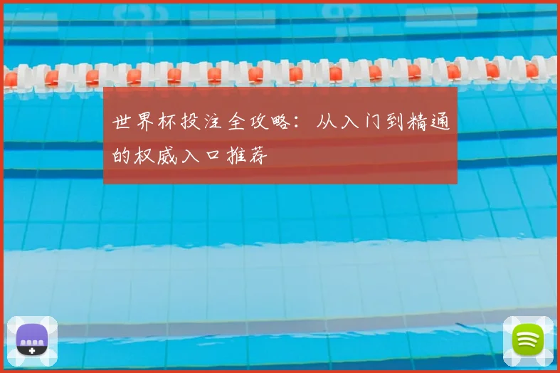 世界杯投注全攻略：从入门到精通的权威入口推荐